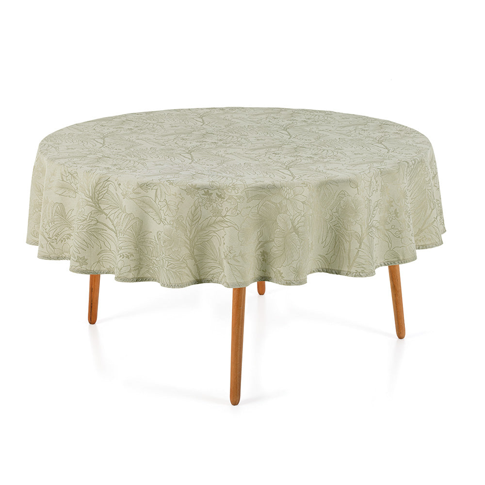 Toalha de Mesa Redonda 6 Lugares Sempre Limpa Aurora Alecrim - Karsten