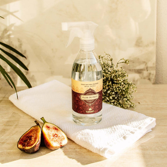 Água Perfumada Para Tecidos Flor De Figo 500ml - Kailash