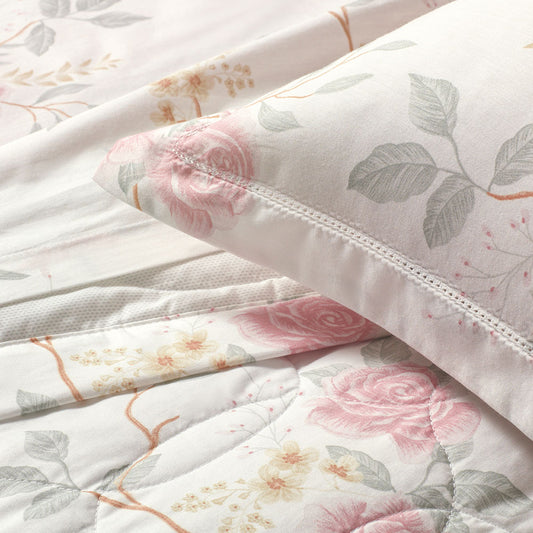 Jogo de Cama Casal 200 fios 100% Algodão Ester - Karsten