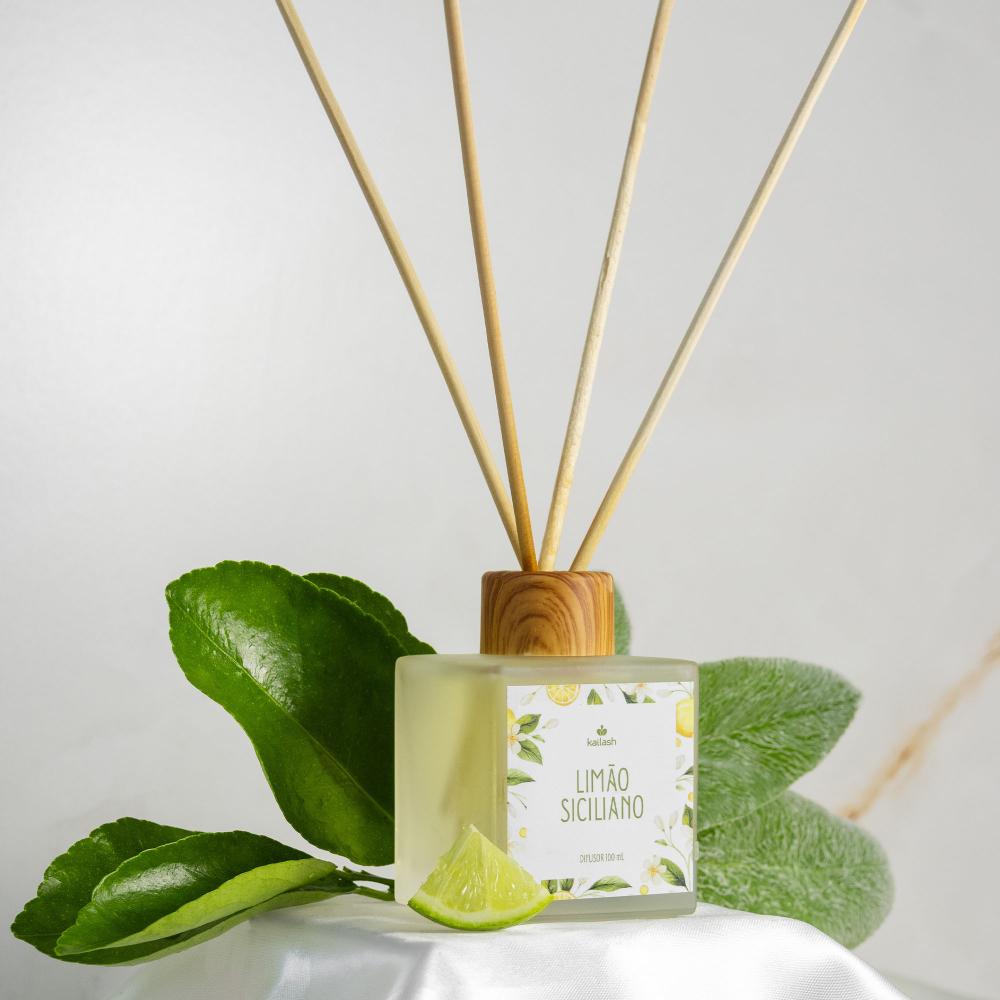 Difusor Para Ambientes 100ml Limão Siciliano - Kailash