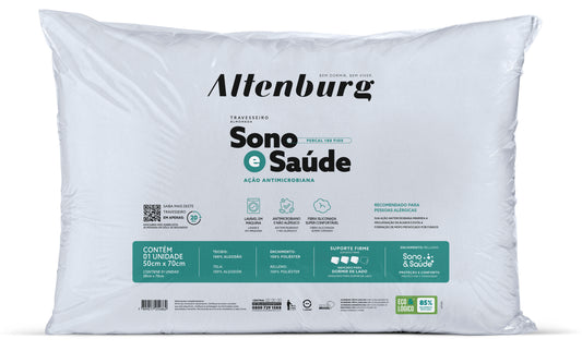 Travesseiro Sono e Saúde 50cm x 70cm -  Altenburg