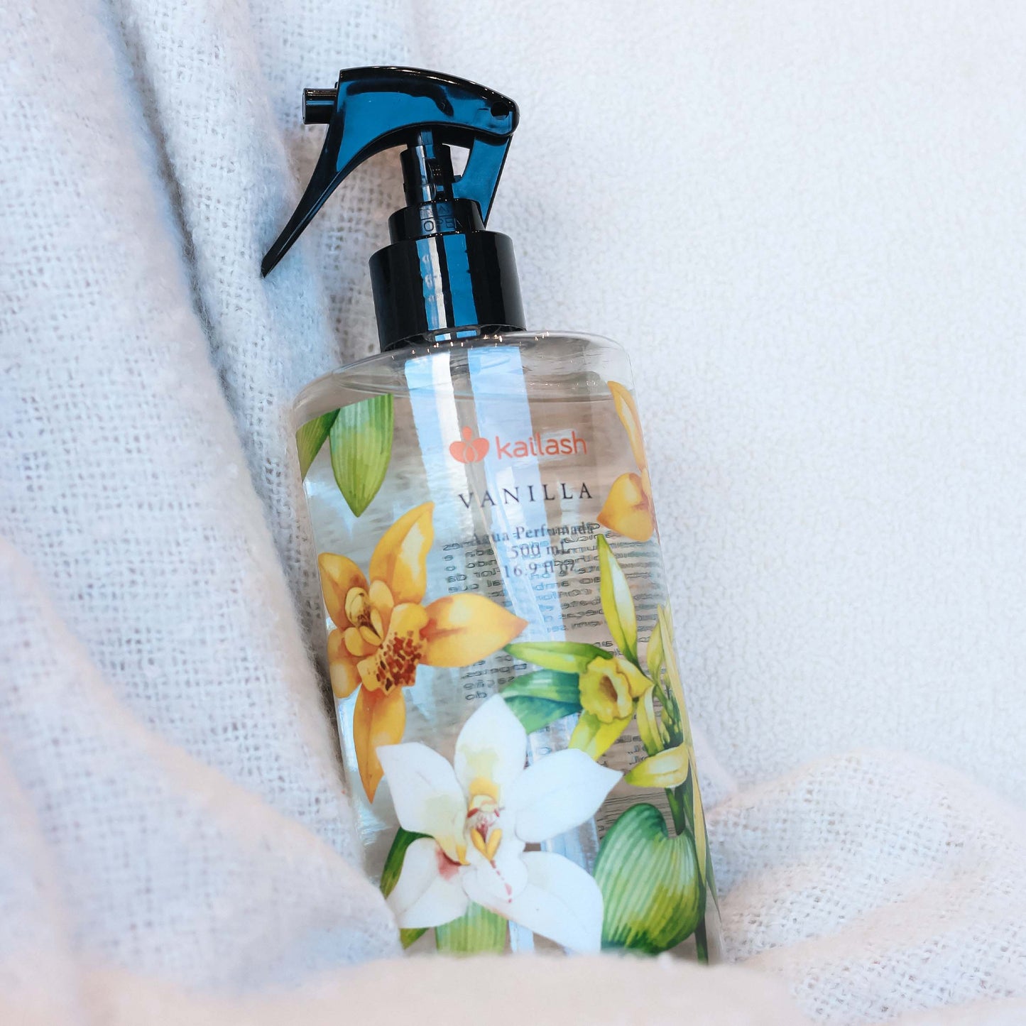Água Perfumada Para Tecidos Vanilla 500ml - Kailash