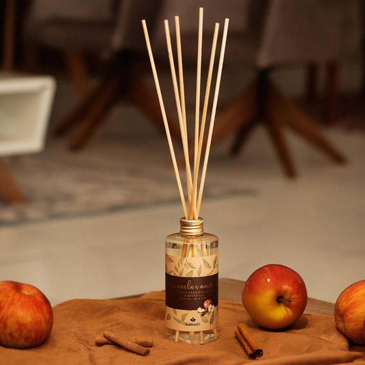 Difusor Econômico Para Perfumar Ambientes 250ml Maçã e Canela - Kailash