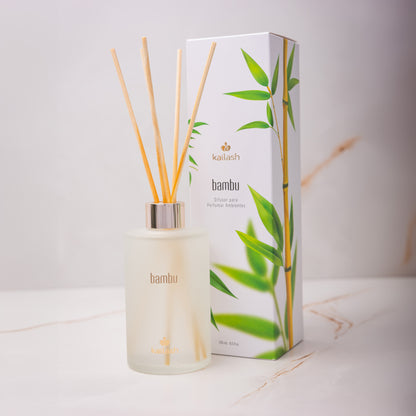Difusor Para Perfumar Ambientes 250ml Bambu - Kailash