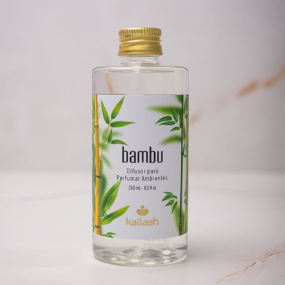 Difusor Econômico Para Perfumar Ambientes 250ml Bambu - Kailash