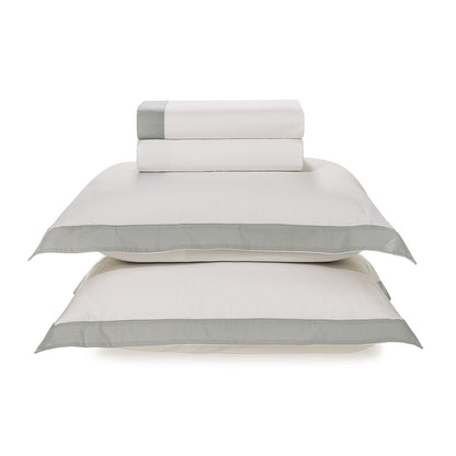 Jogo de Cama Casal 200 Fios 100% Algodão Íris Mineral - Karsten