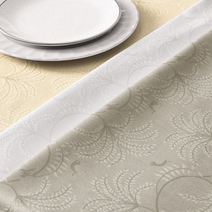 Toalha de Mesa Retangular 8 Lugares Jacquard Melli - Karsten