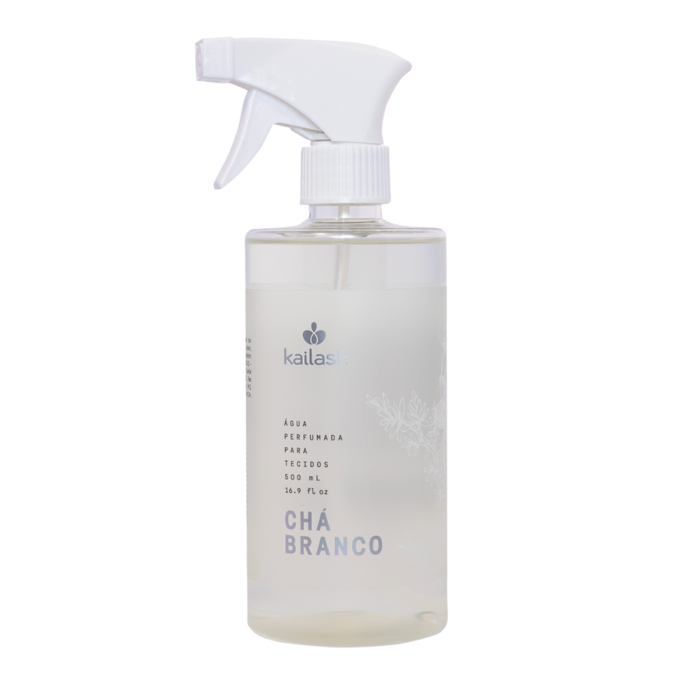Água Perfumada Para Tecidos Chá Branco 500ml - Kailash
