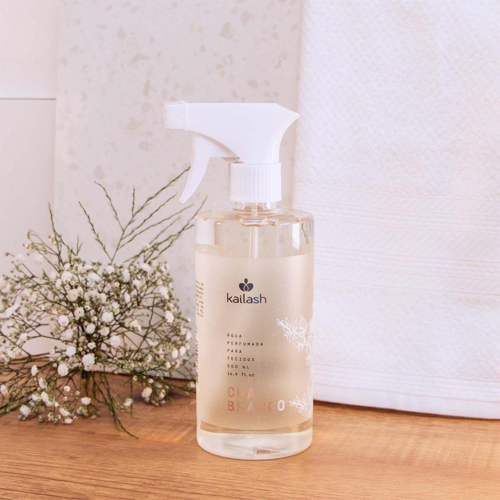 Água Perfumada Para Tecidos Chá Branco 500ml - Kailash