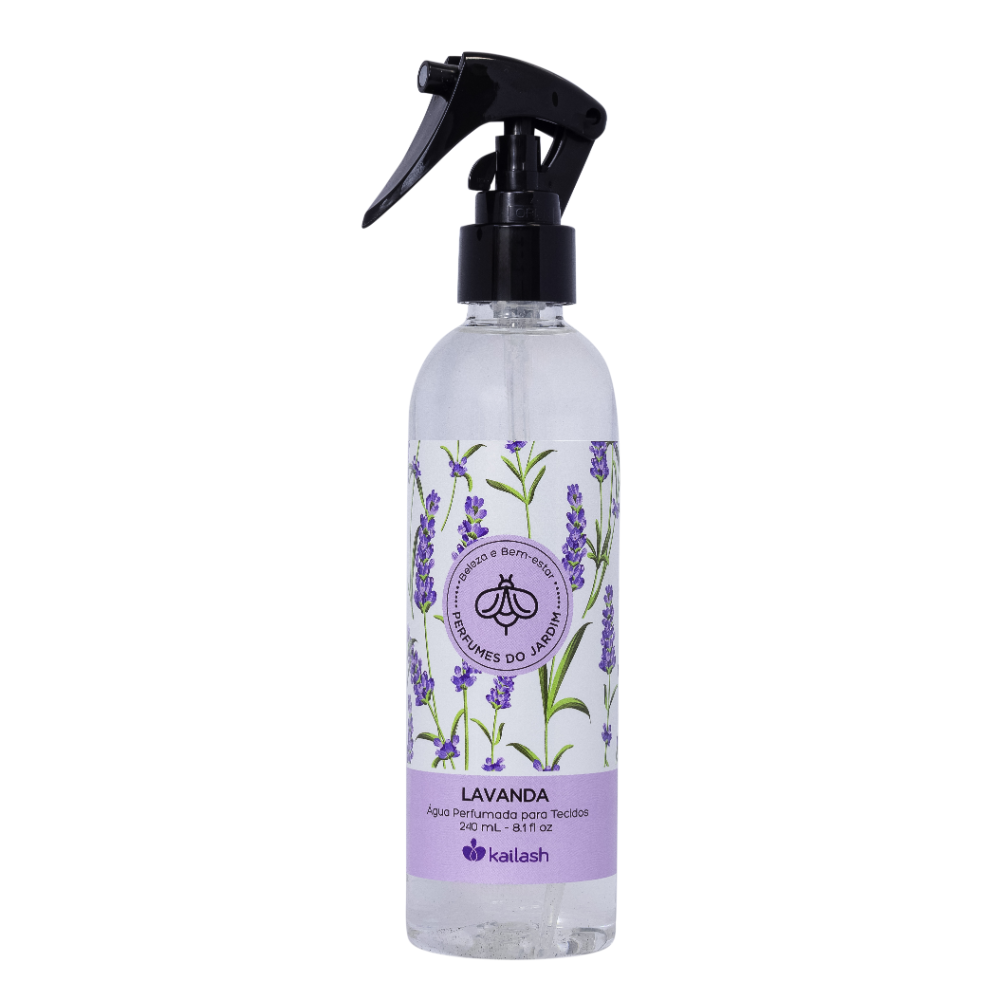 Água Perfumada Para Tecidos Lavanda 240ml - Kailash