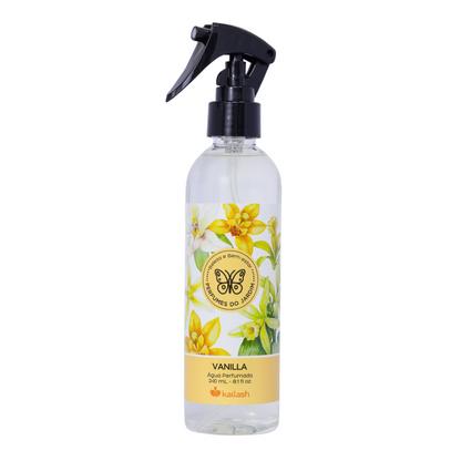 Água Perfumada Para Tecidos Vanilla 240ml - Kailash