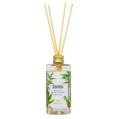 Difusor Econômico Para Perfumar Ambientes 250ml Bambu - Kailash