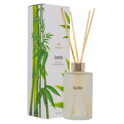 Difusor Para Perfumar Ambientes 250ml Bambu - Kailash