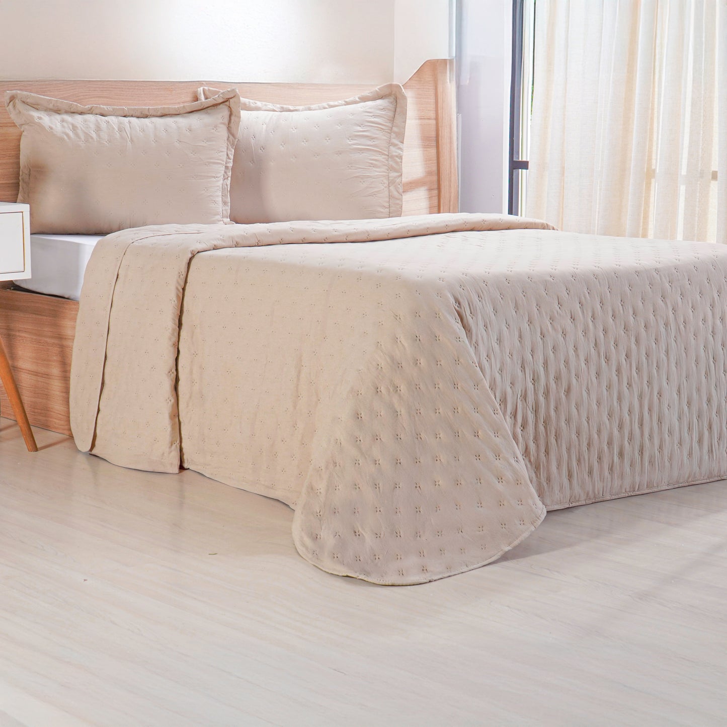 Kit Cobre Leito Miraggio Com Porta Travesseiros - Tessi