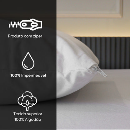 Protetor de Travesseiro Impermeável Branco - Appel