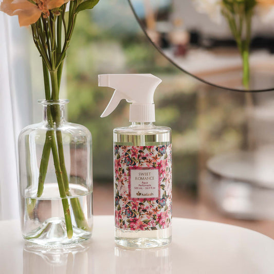 Água Perfumada Para Tecidos Sweet Romance 500ml -  Kailash